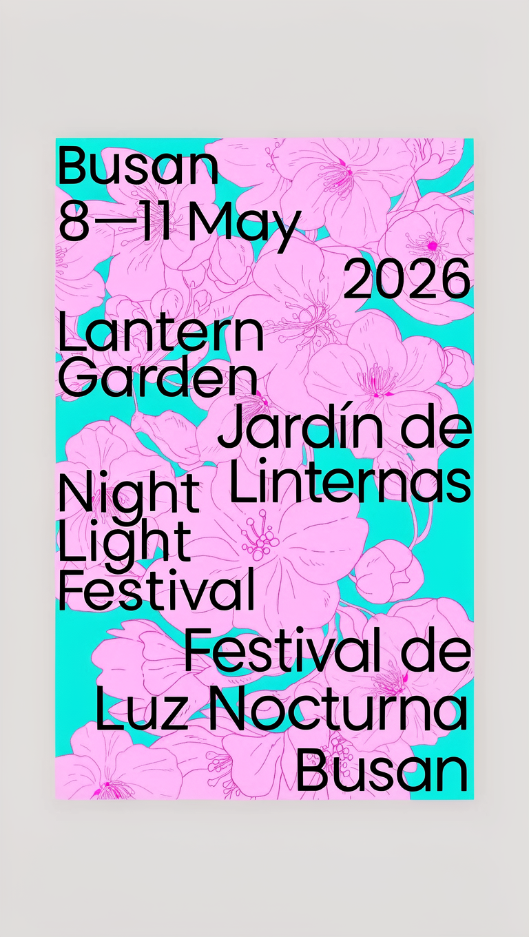 Bilingual festival poster to Spanish and English