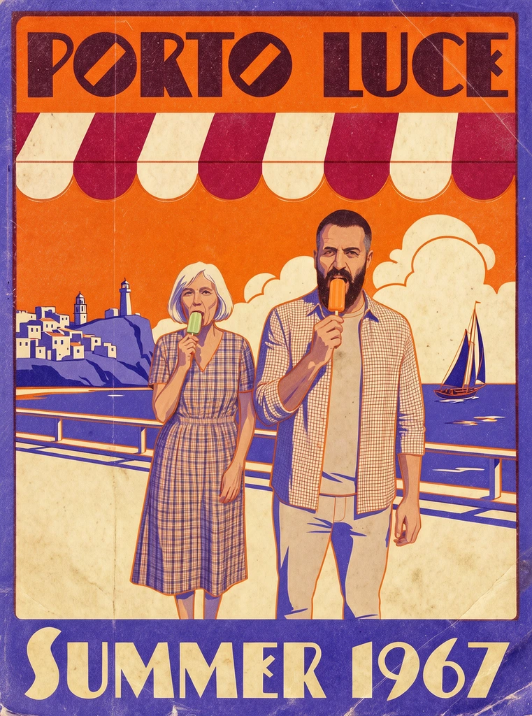 Porto Luce travel poster