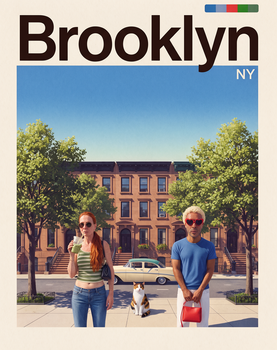 Brooklyn city poster