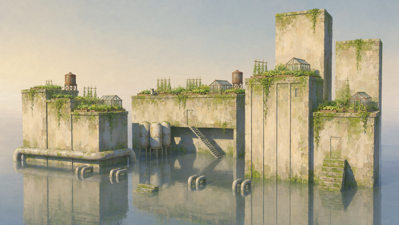 Blockout to flooded city