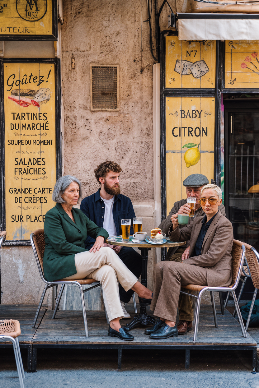 Add the missing friend to the café table