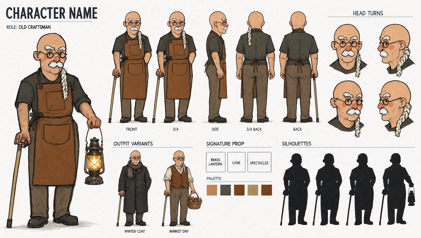 Concept to full character sheet