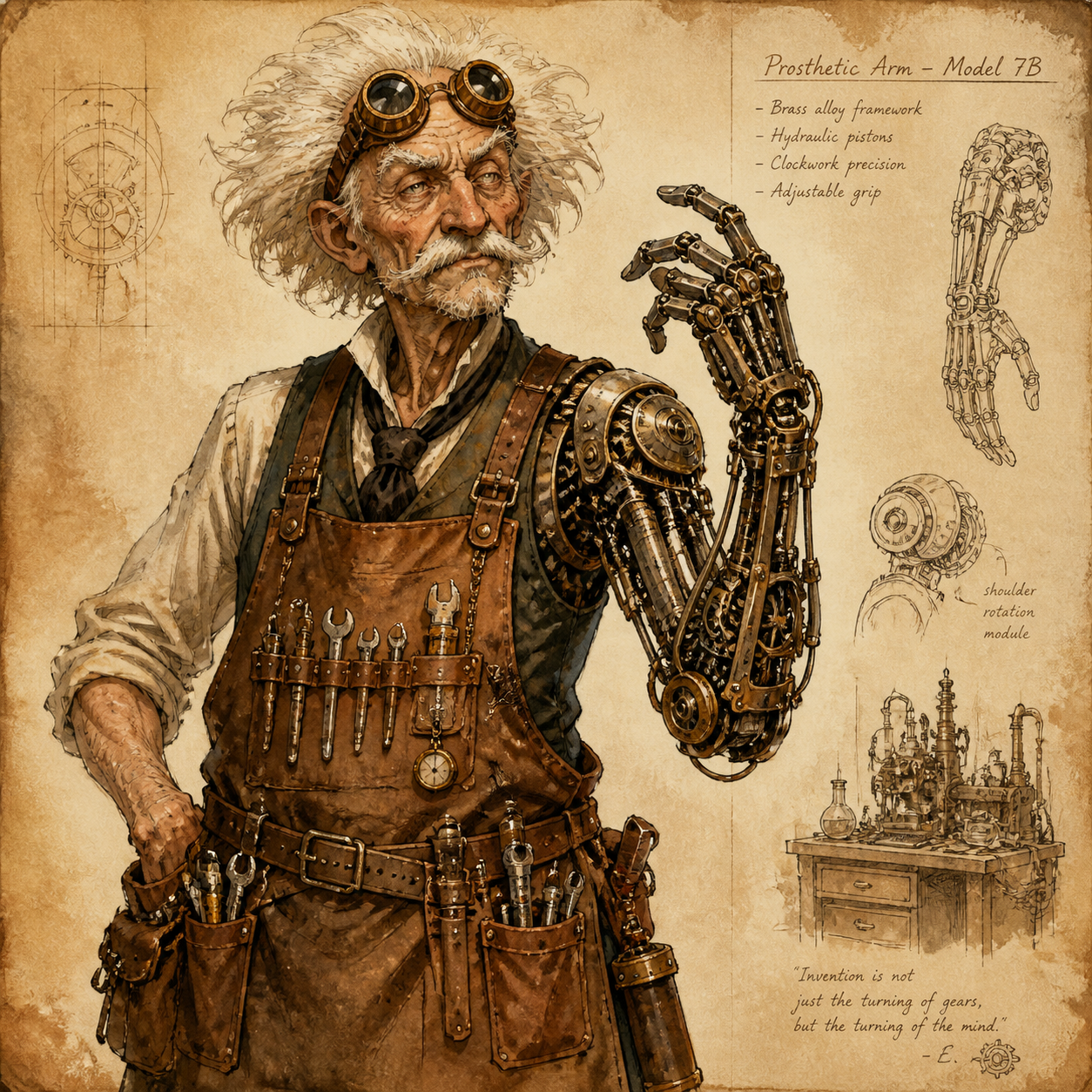 Steampunk Inventor