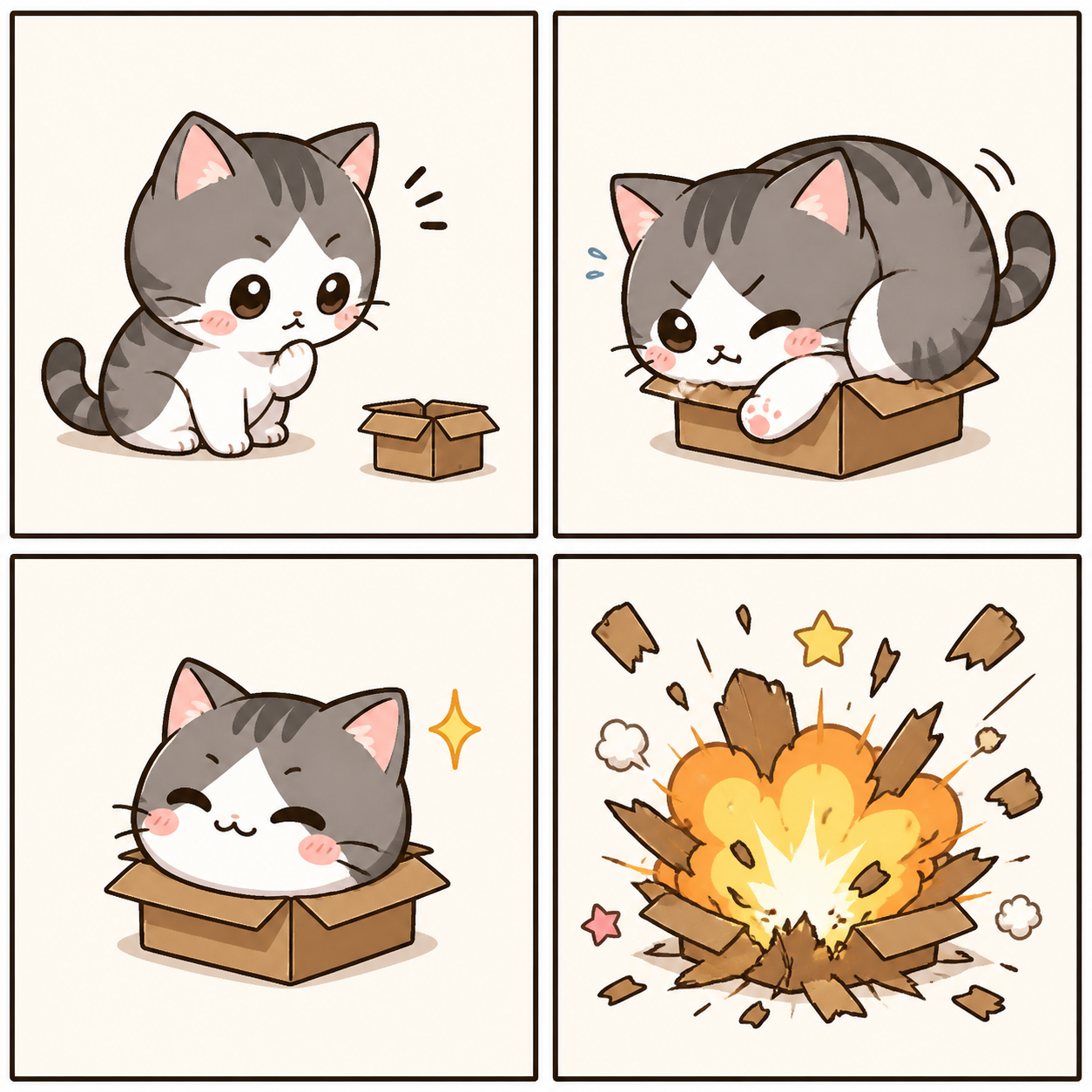 Slice-of-Life 4-Panel Comic