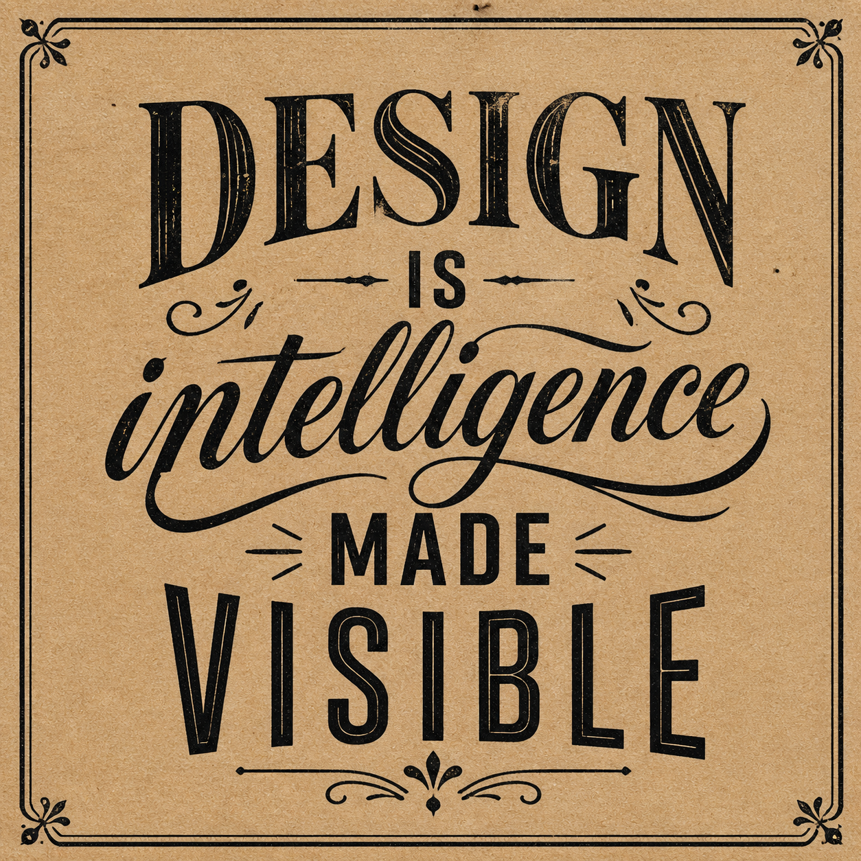 Hand-Lettered Quote Poster