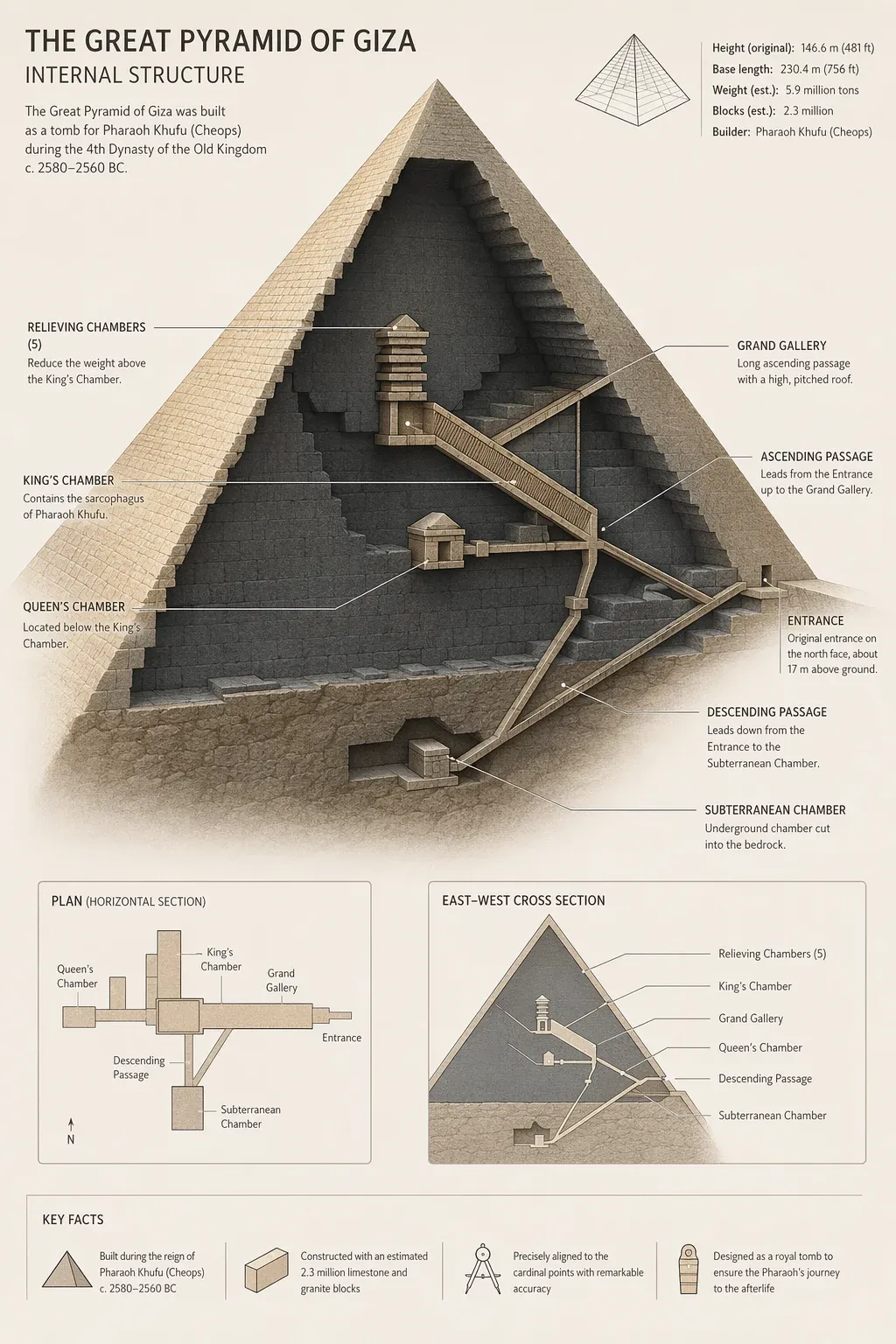 Architectural sketch with a concept presentation
