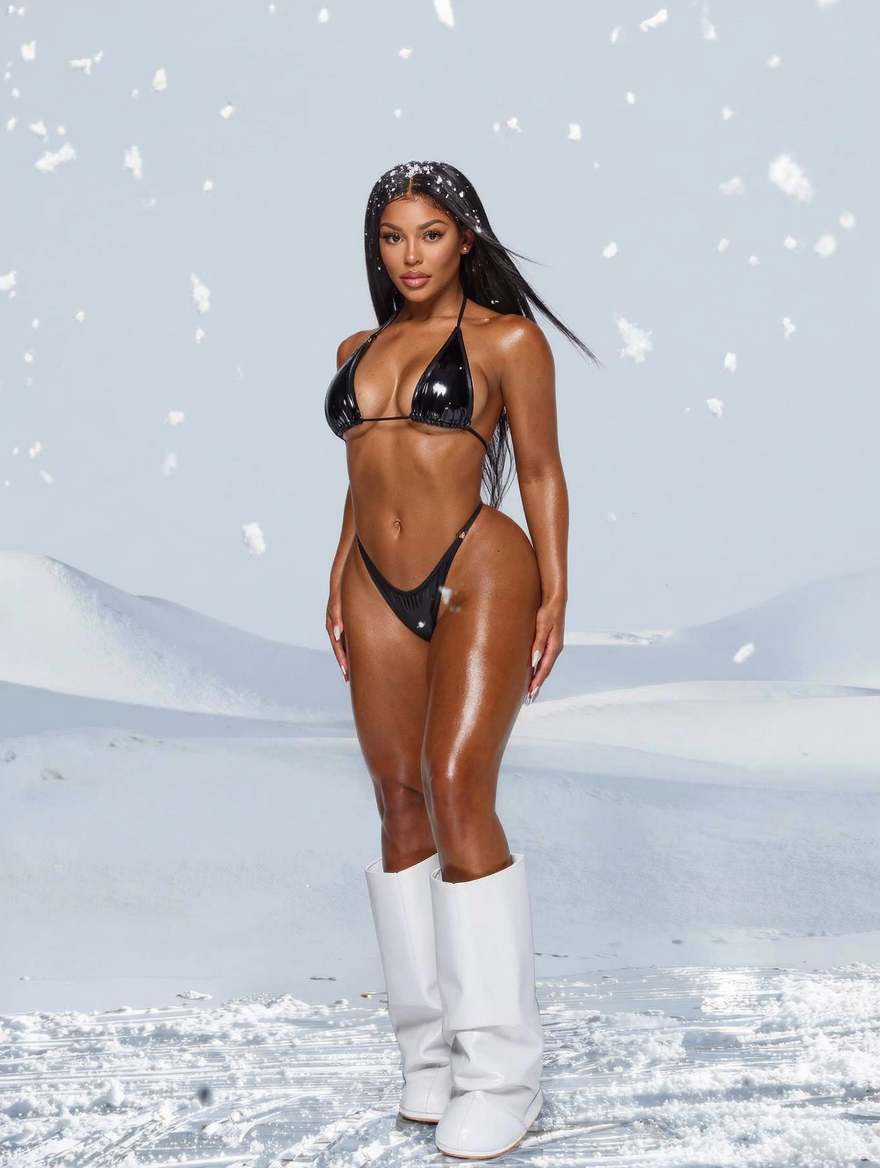 Bikini in the snow output 26