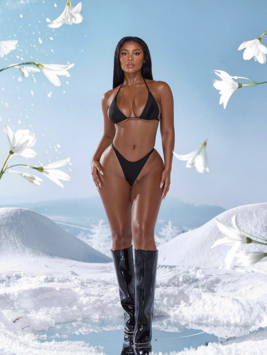 Bikini in the snow output 19