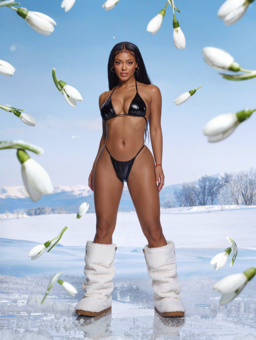 Bikini in the snow output 23