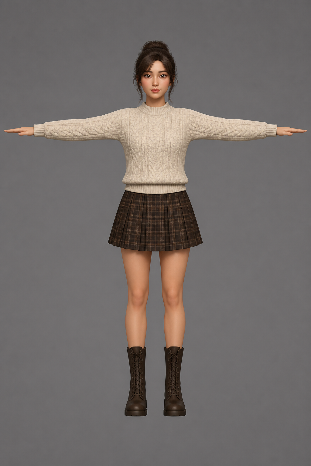 Turn yourself into a T-Pose 3D Model for Mixamo Rigging output 22
