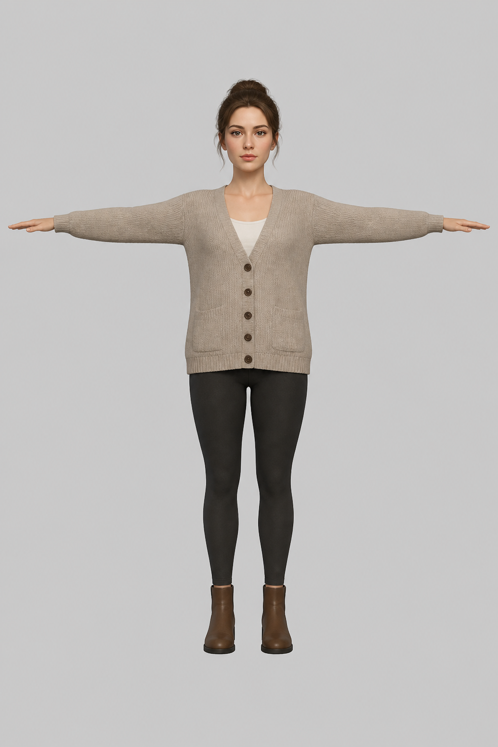 Turn yourself into a T-Pose 3D Model for Mixamo Rigging output 16