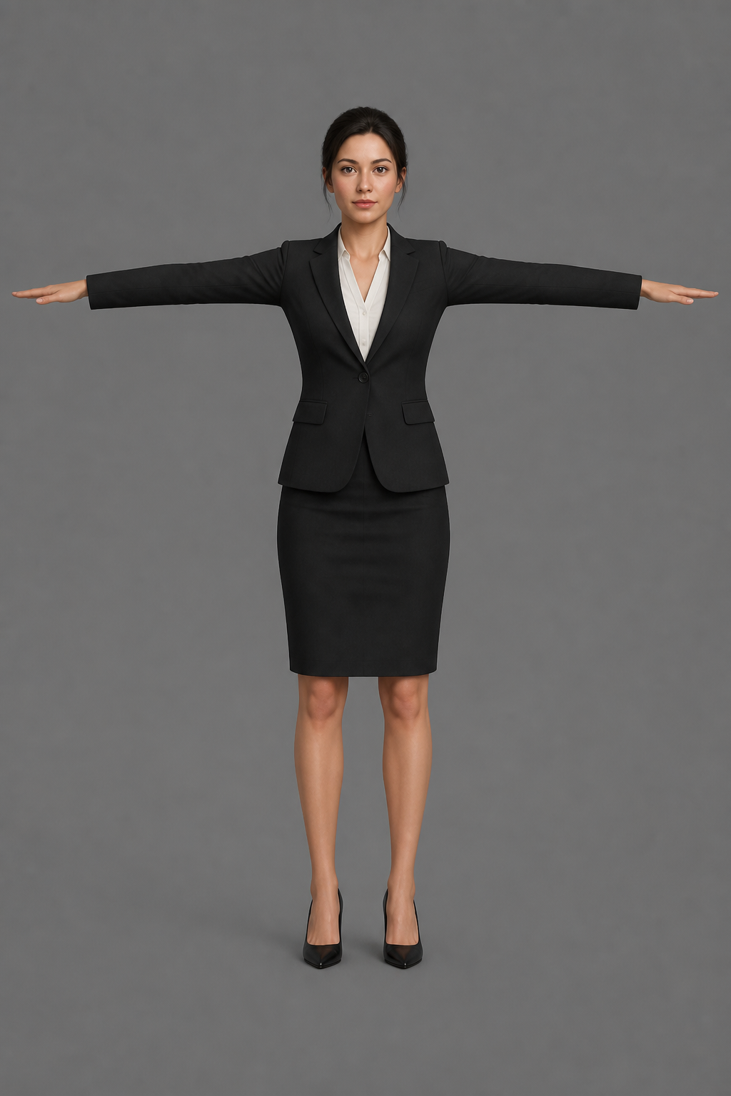 Turn yourself into a T-Pose 3D Model for Mixamo Rigging output 12