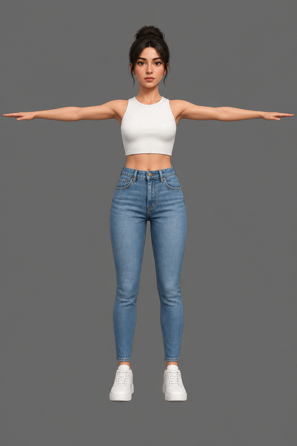 Turn yourself into a T-Pose 3D Model for Mixamo Rigging output 6