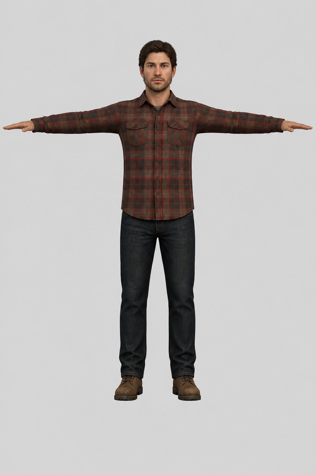 Turn yourself into a T-Pose 3D Model for Mixamo Rigging output 15