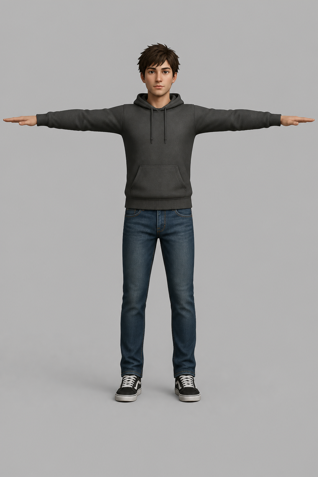 Turn yourself into a T-Pose 3D Model for Mixamo Rigging output 21