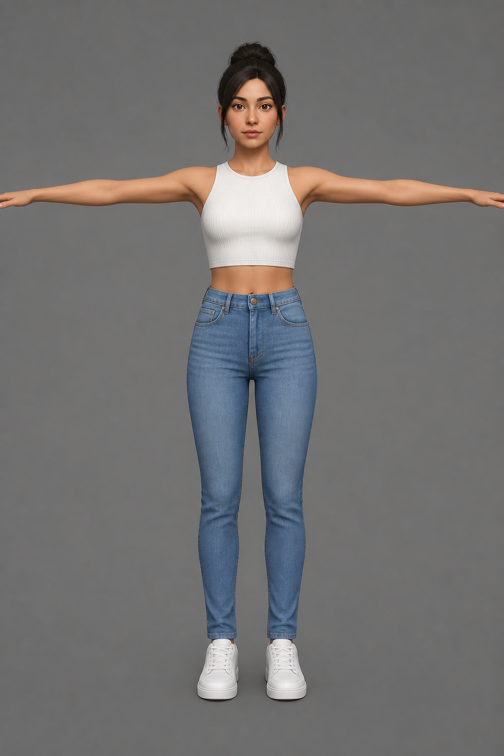Turn yourself into a T-Pose 3D Model for Mixamo Rigging output 7