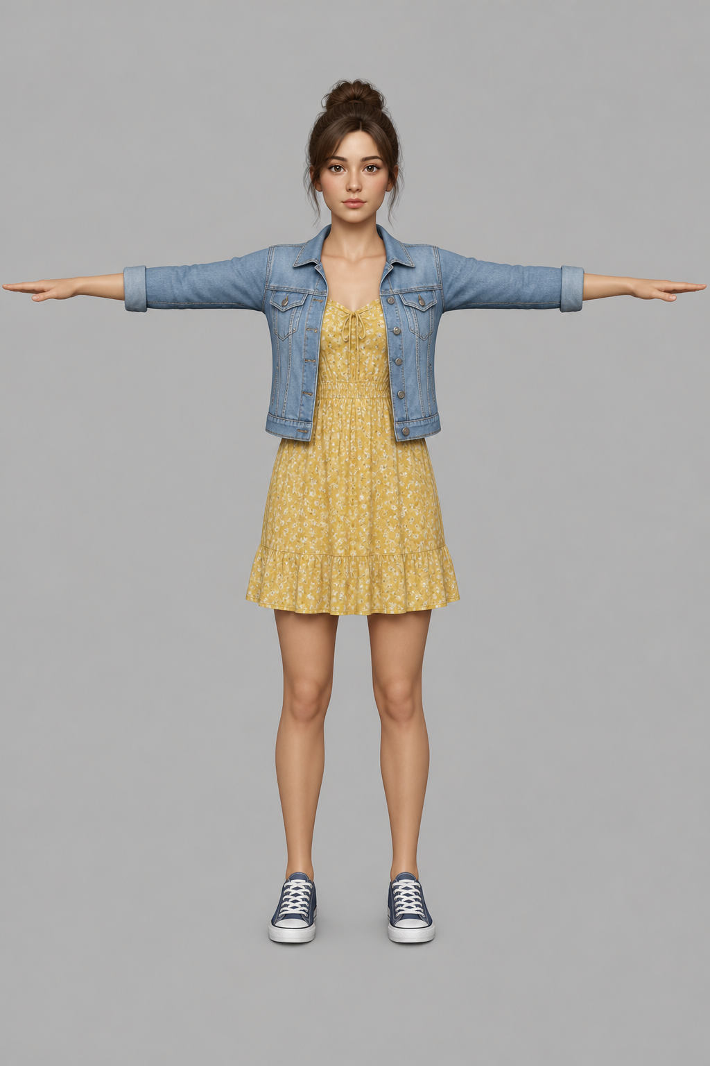 Turn yourself into a T-Pose 3D Model for Mixamo Rigging output 3