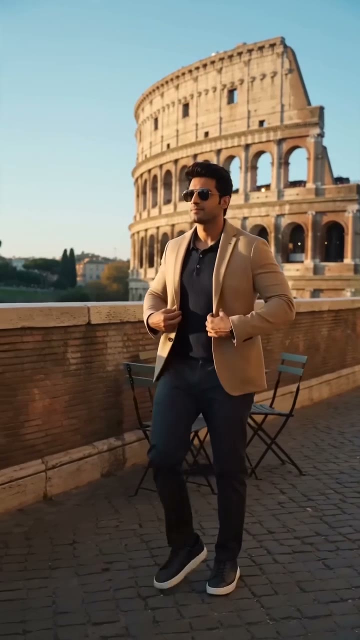 Rome Colosseum Street City Travel Reel