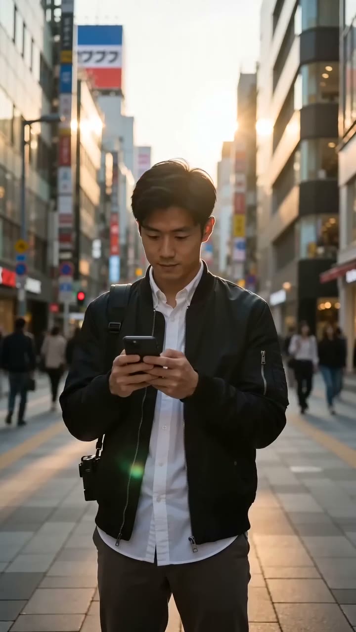 Tokyo Shibuya Golden Hour Street Travel Reel
