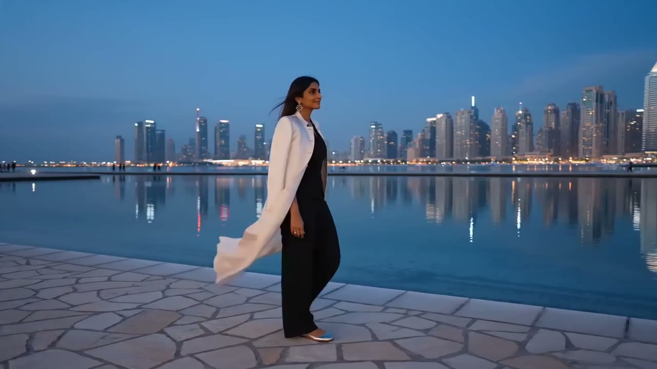 City Lights Doha CG City Tour Travel Reel