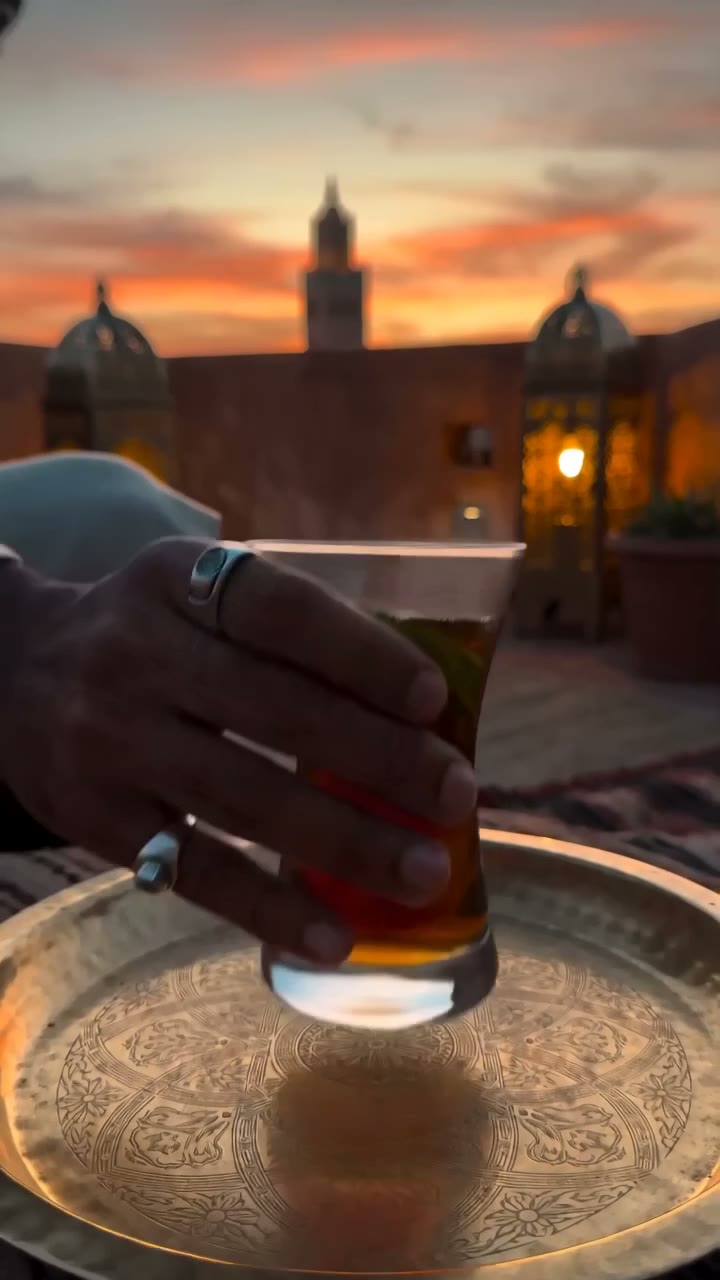 Cinematic Sunset Marrakech CG City Tour Travel Reel