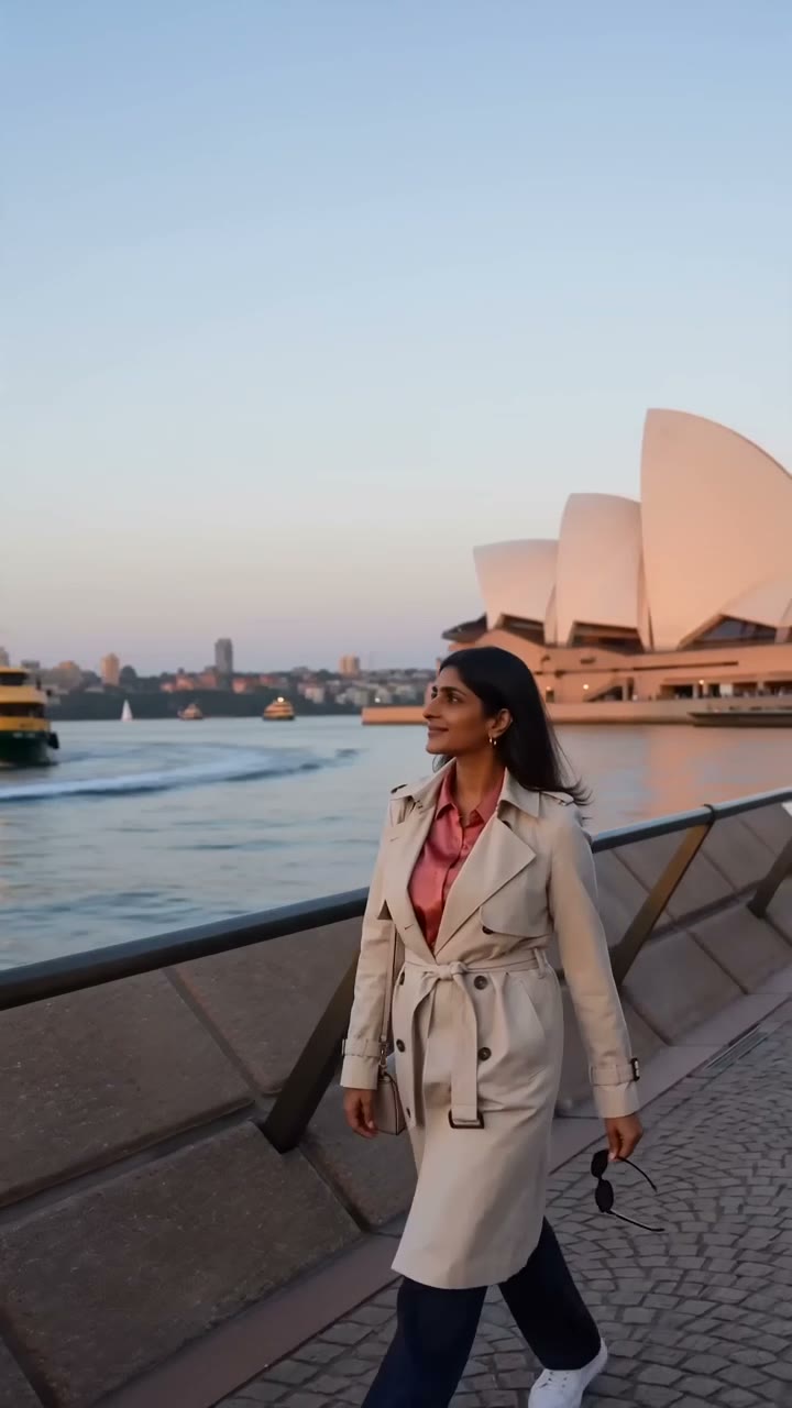 Dawn Sydney CG City Tour Travel Reel