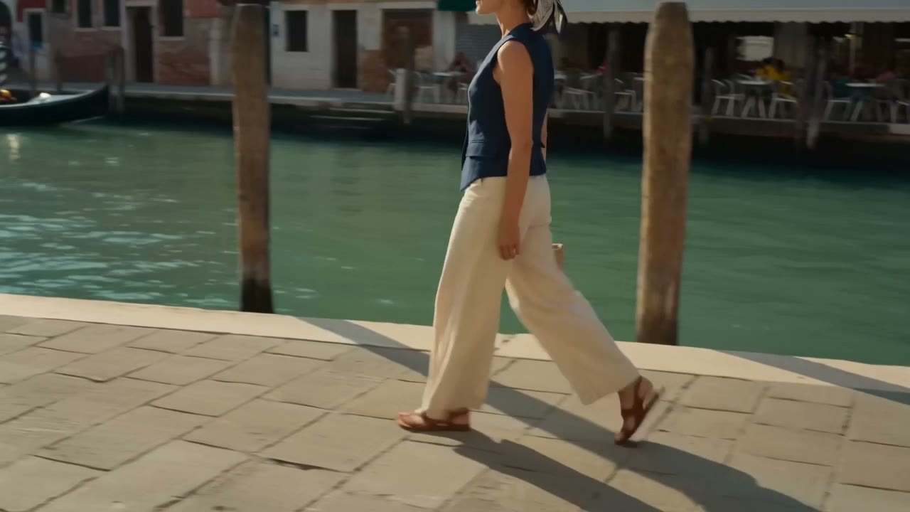 Blue-Sky Venice CG City Tour Travel Reel