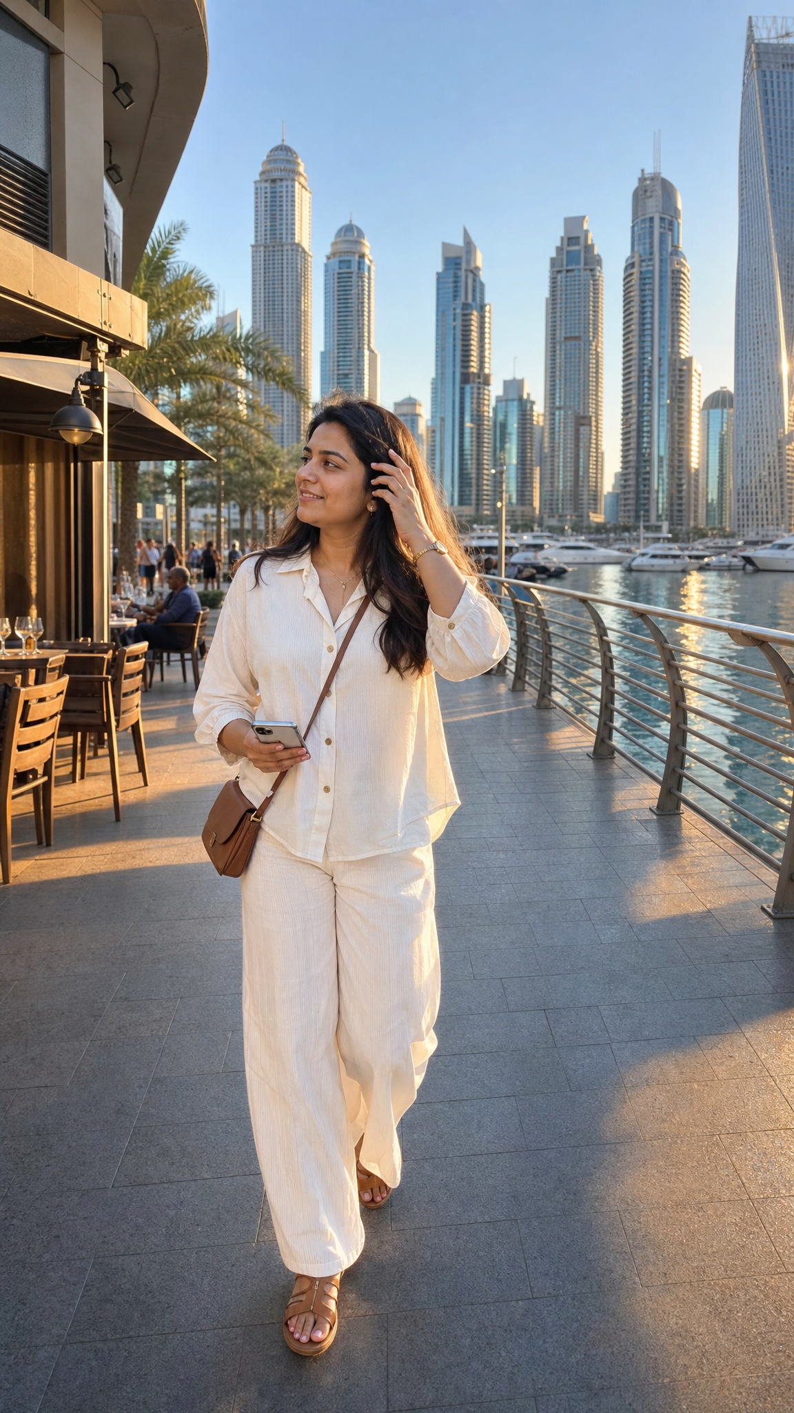 Dubai Marina Golden Hour Walk