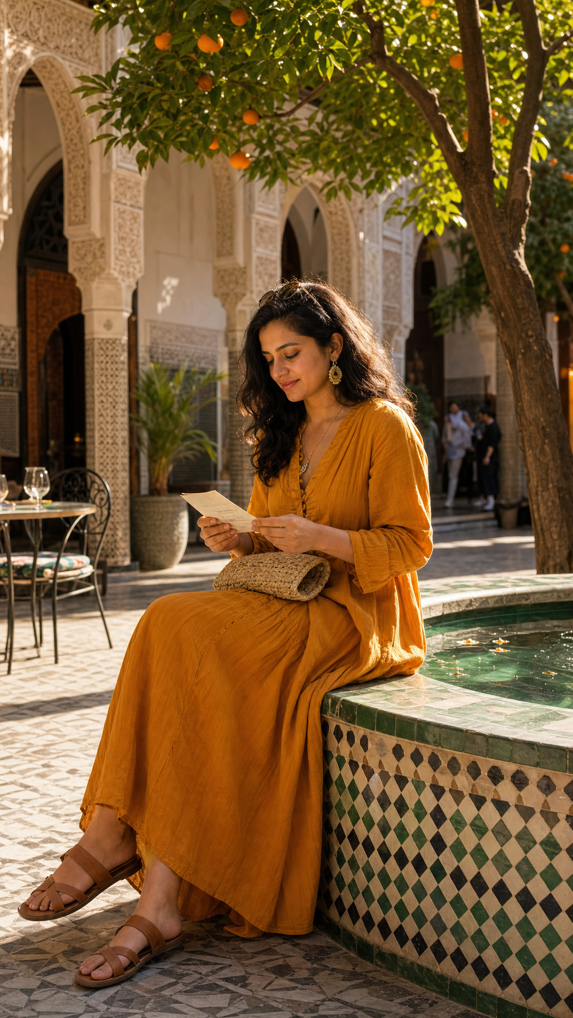 Marrakech Luxury Riad Courtyard