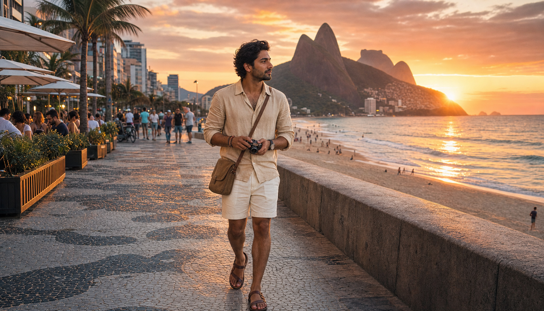 Cinematic Sunset Rio de Janeiro CG City Tour Photo