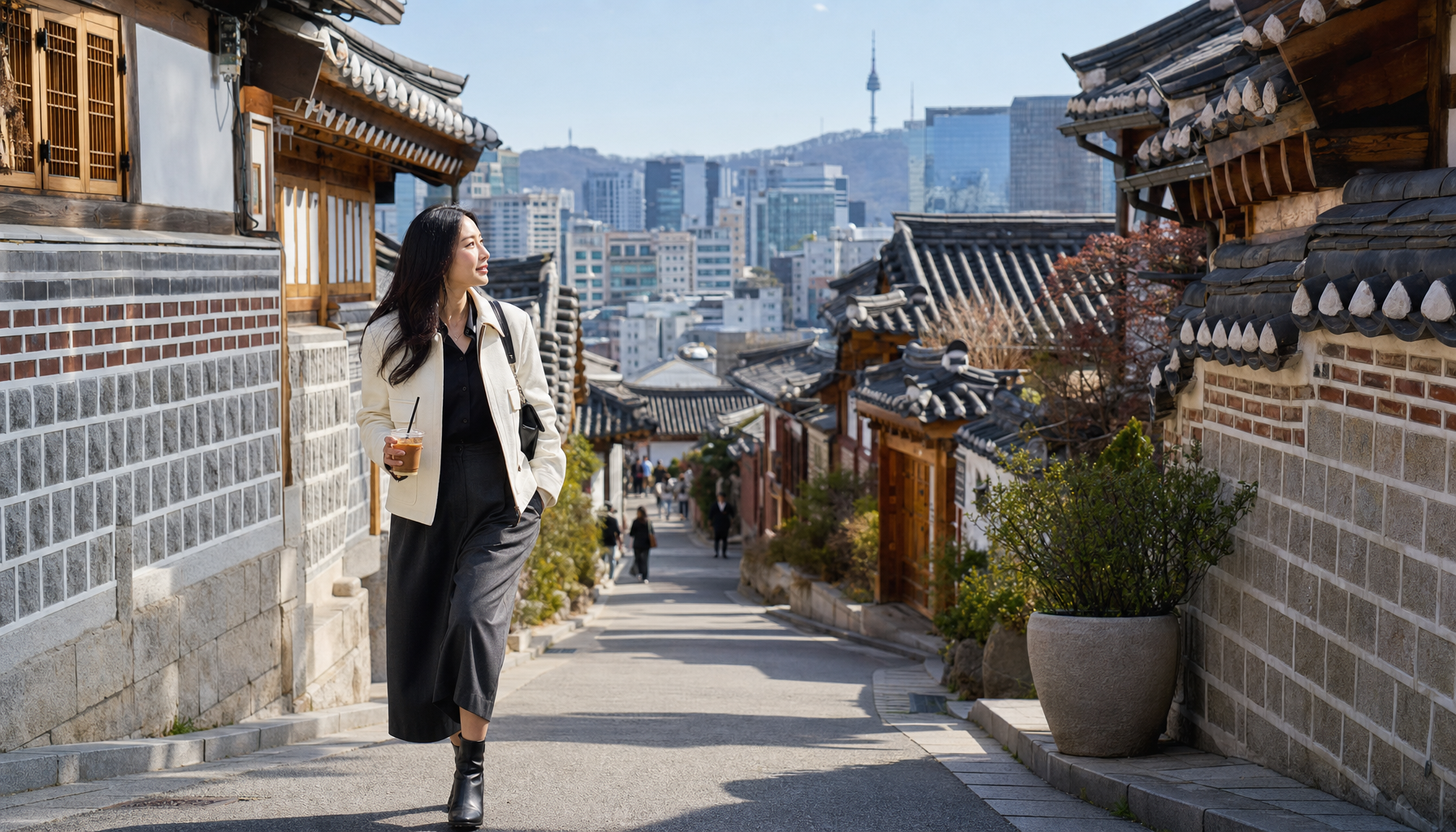 Blue-Sky Seoul CG City Tour Photo