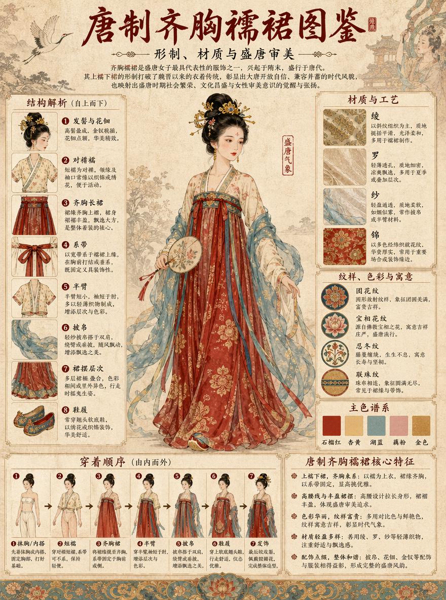infographic poster traditional Chinese aesthetic, elegant typography, detailed watercolor...