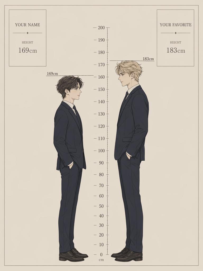 Based on the two individuals shown in the attached photos, create a "simple, anime-style...