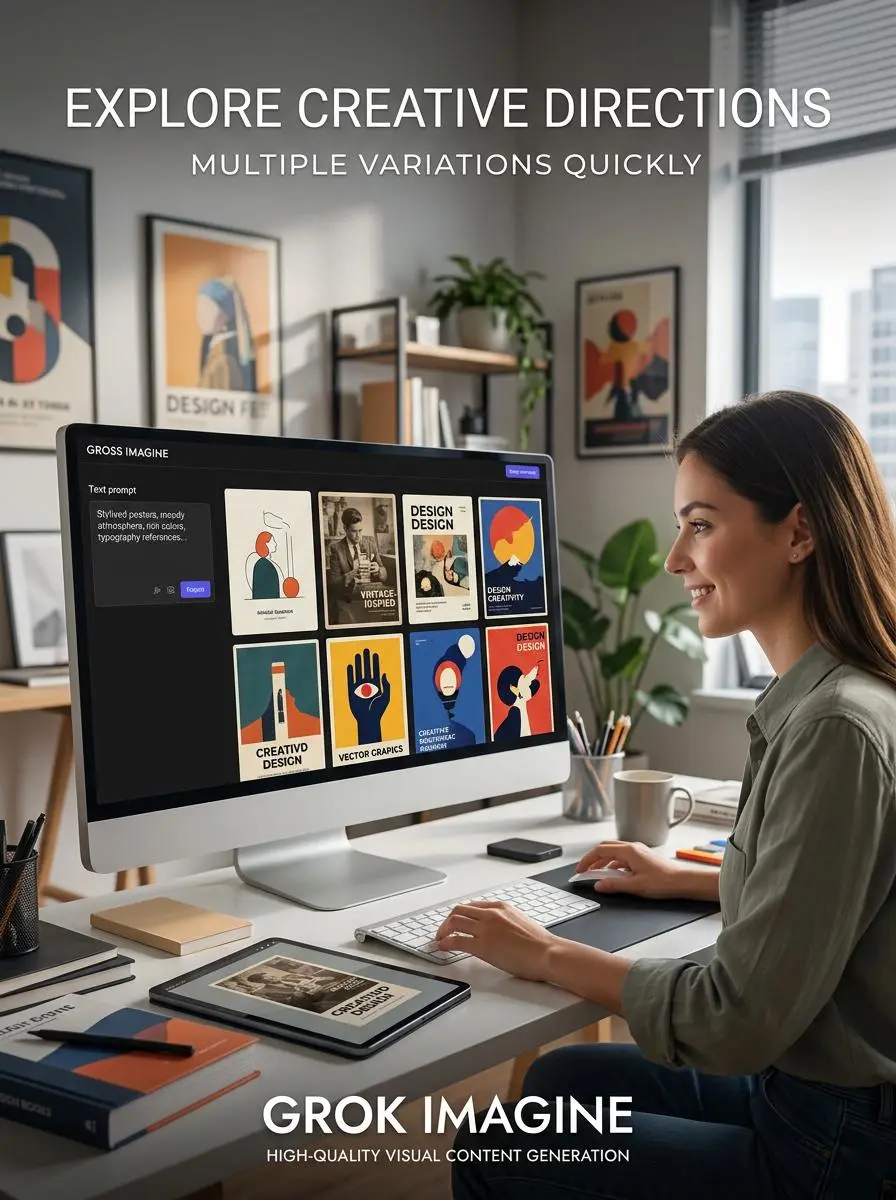 Generating Creative Posters and Social Content