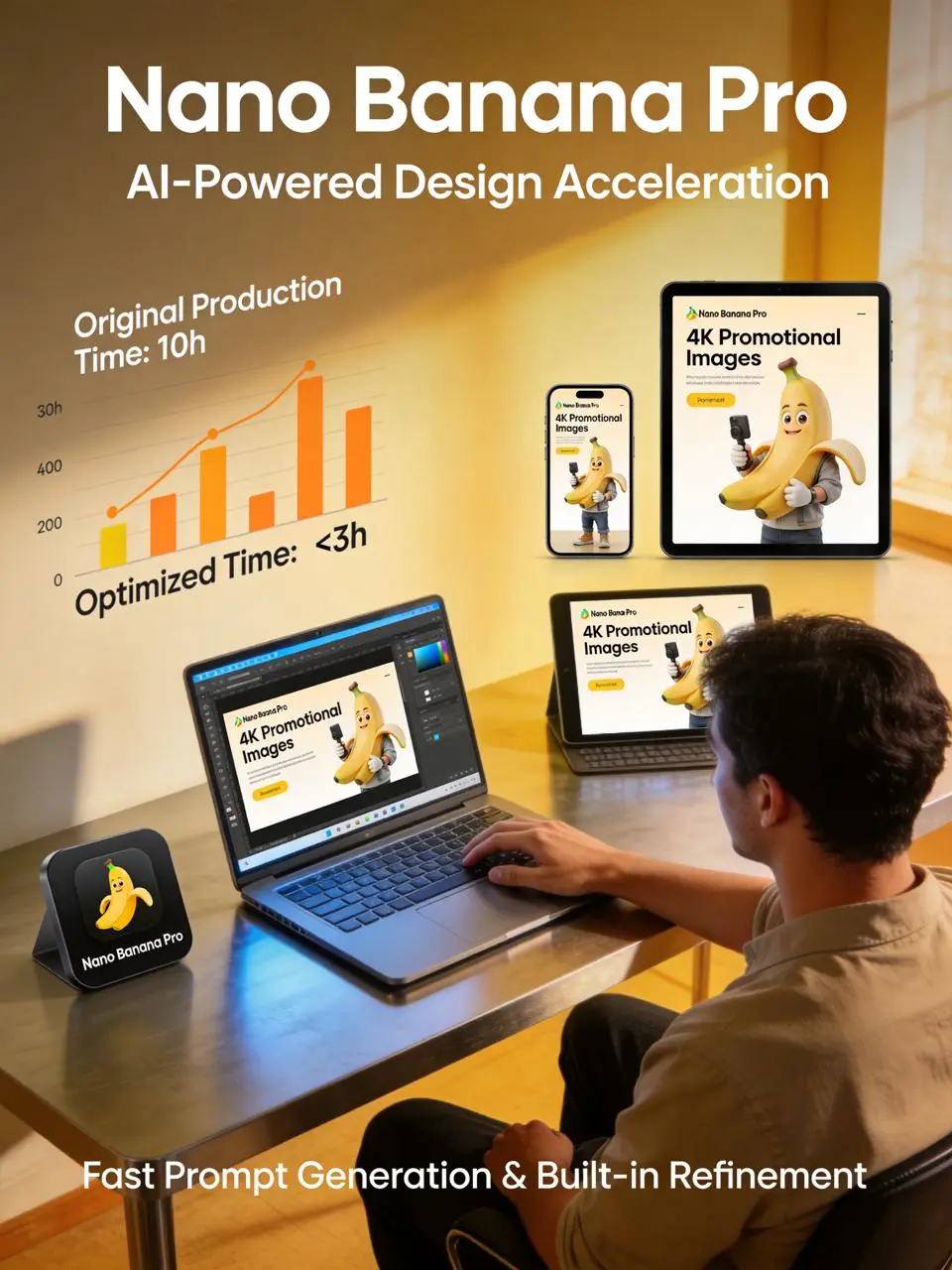Produce High-Resolution Visuals 4× Faster for Campaigns